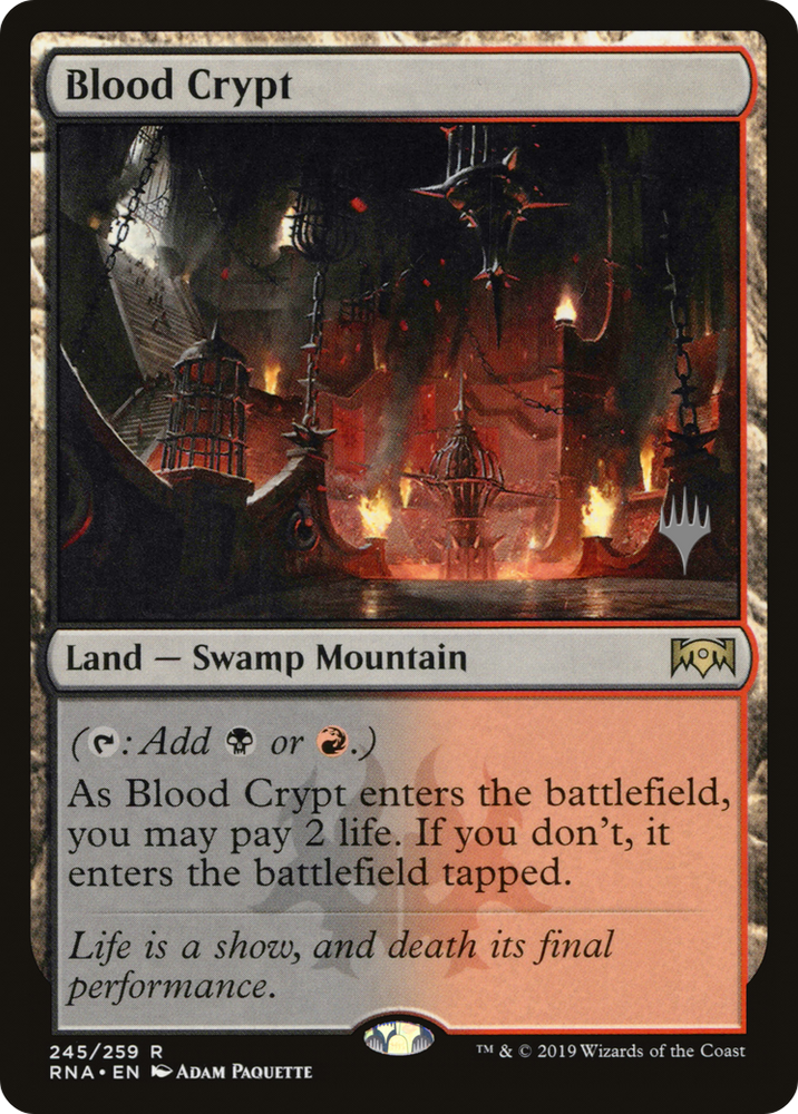 Blood Crypt (PPELD-245P) - Ravnica Allegiance Promos Foil