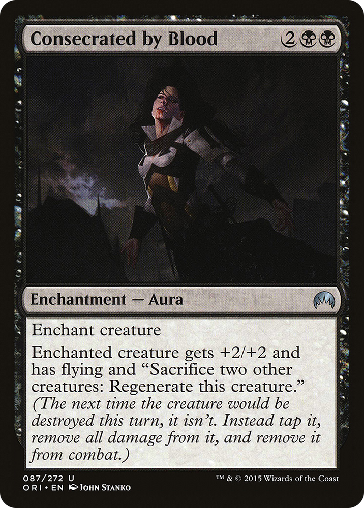 Consecrated by Blood (ORI-087) - Magic Origins Foil