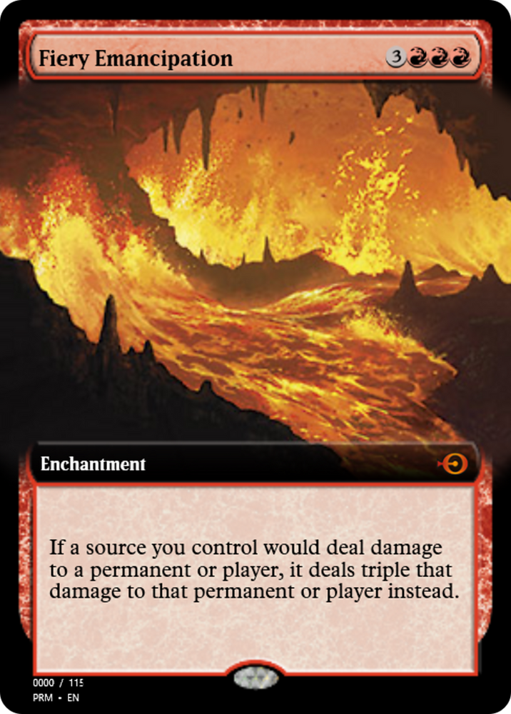 Fiery Emancipation (PRM-82002) - Magic Online Promos Foil