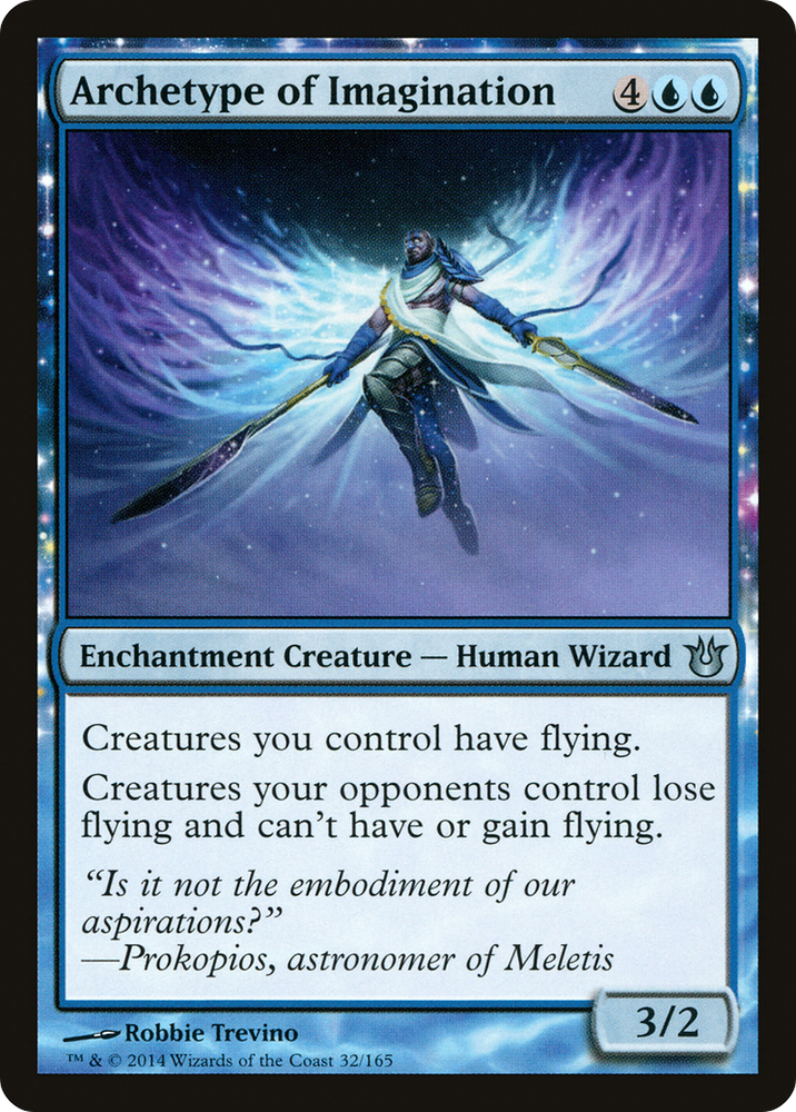 Archetype of Imagination (BNG-032) - Born of the Gods: (enchantment) Foil