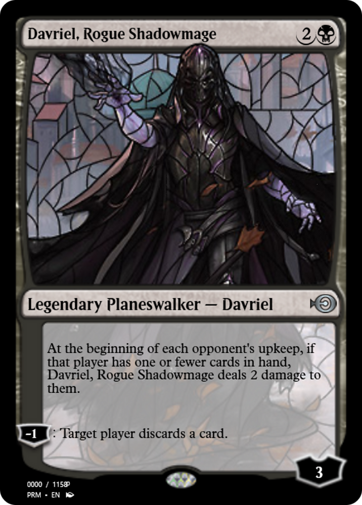 Davriel, Rogue Shadowmage (PRM-78005) - Magic Online Promos
