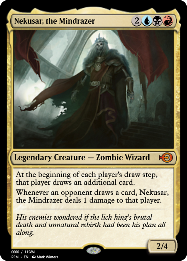 Nekusar, the Mindrazer (PRM-86192) - Magic Online Promos Foil