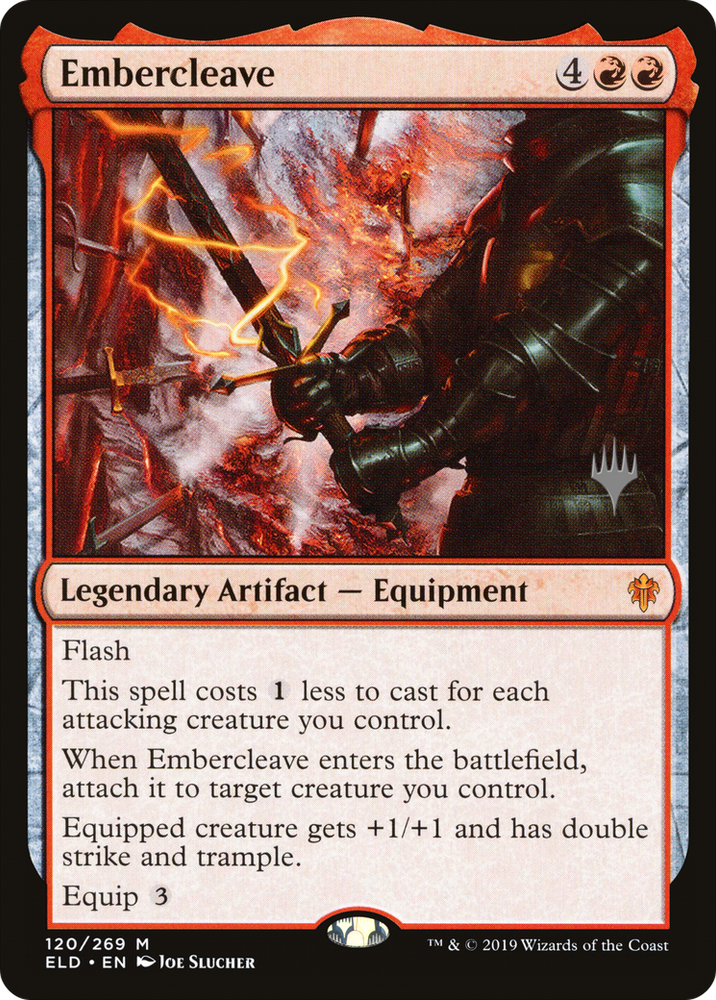 Embercleave (PPELD-120P) - Throne of Eldraine Promos Foil