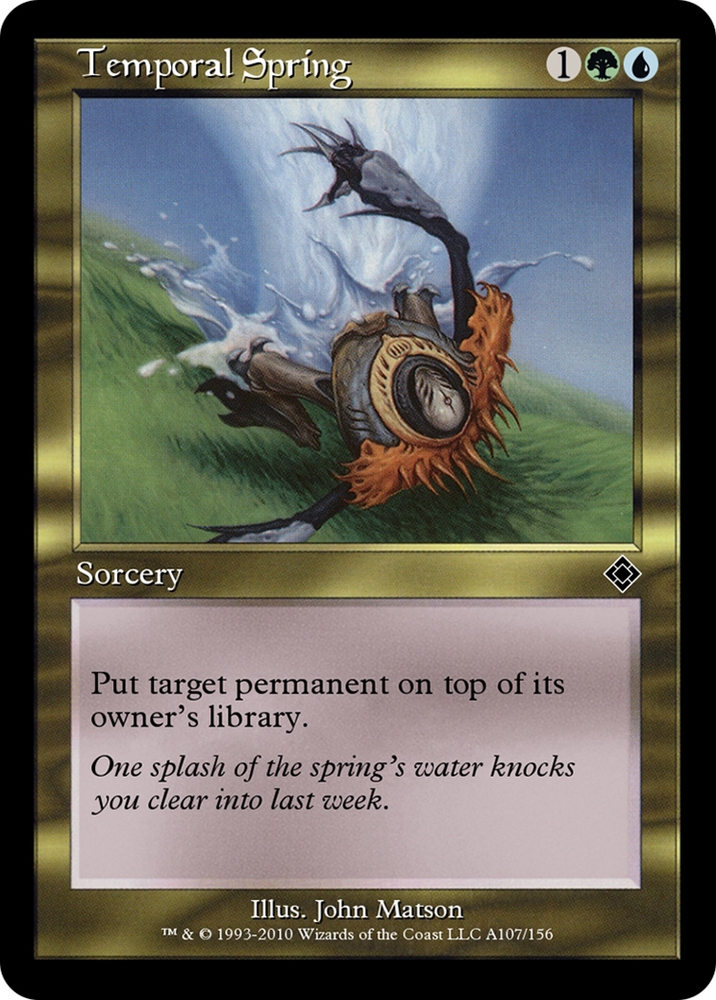 Temporal Spring (TD0-A107) - Magic Online Theme Decks