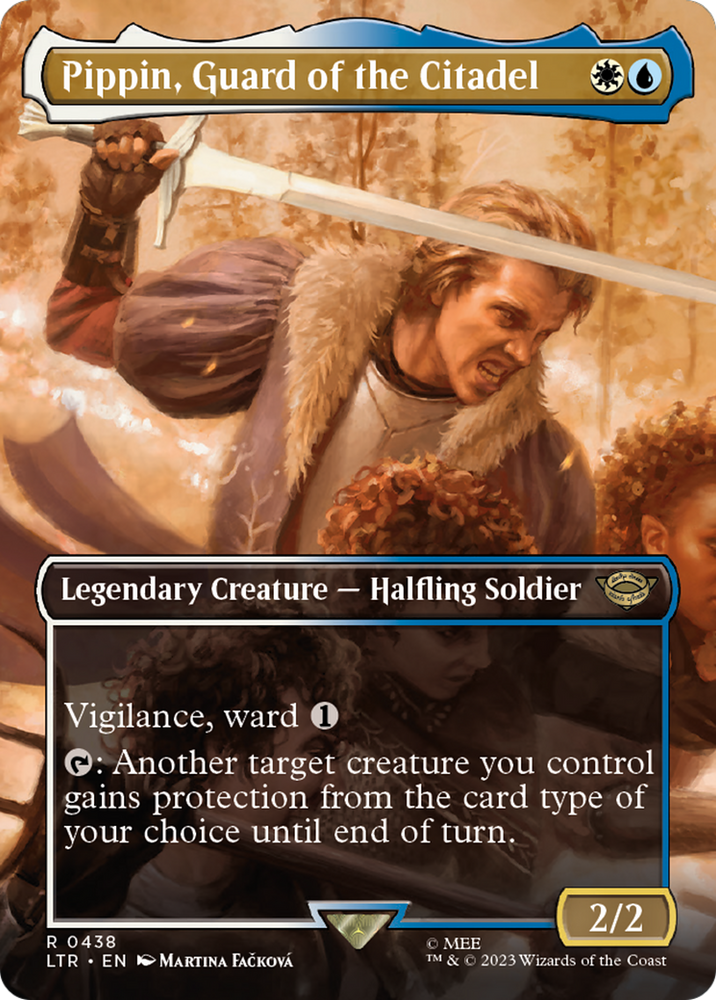 Pippin, Guard of the Citadel (Borderless) (LTR-438) - The Lord of the Rings: Tales of Middle-earth (Borderless)