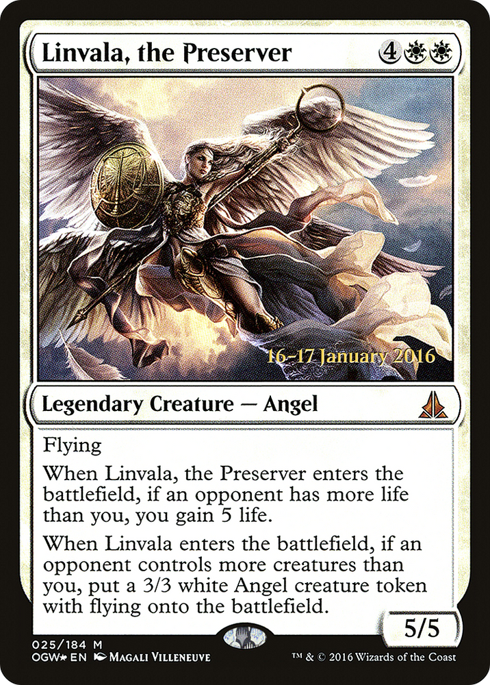 Linvala, the Preserver (PRE-25S) - Oath of the Gatewatch Promos Foil