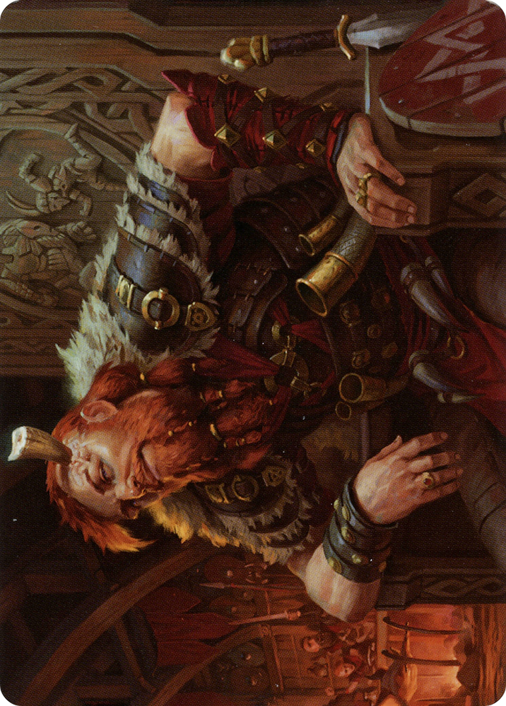 Arni Brokenbrow // Arni Brokenbrow (AKHM-030) - Kaldheim Art Series (Borderless)