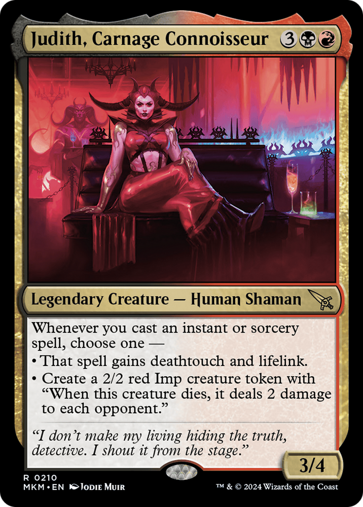 Judith, Carnage Connoisseur (MKM-210) - Murders at Karlov Manor