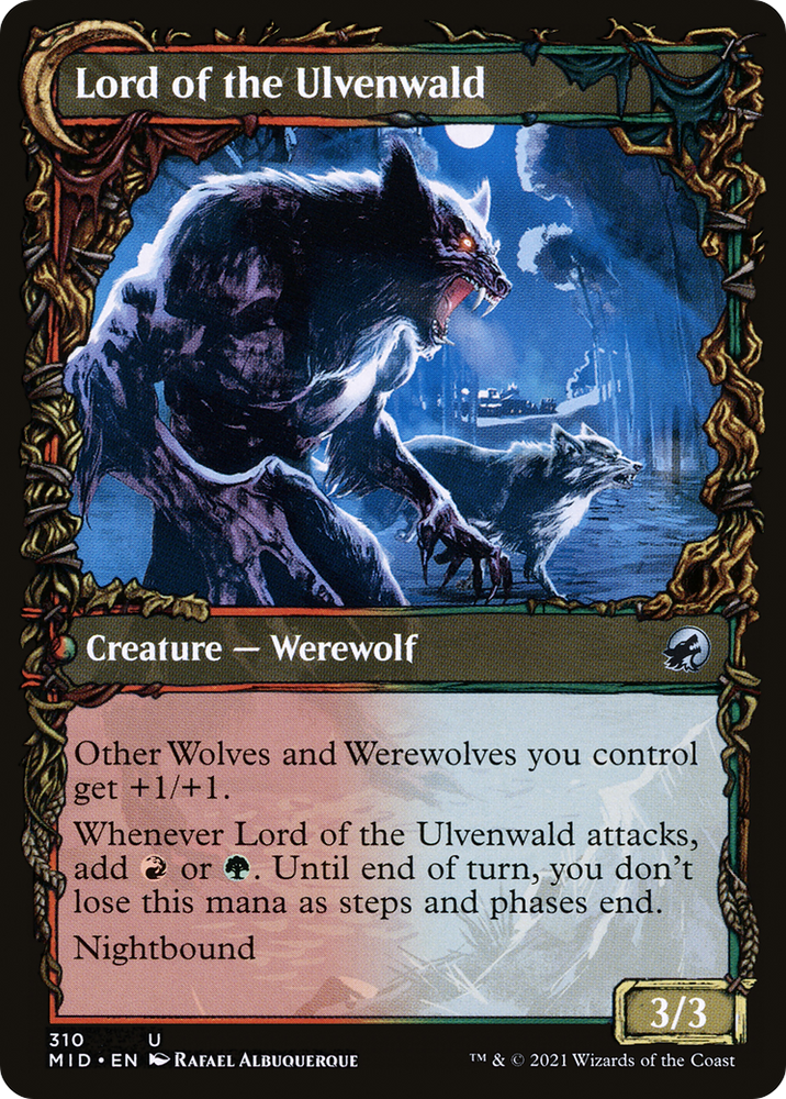 Kessig Naturalist (Showcase) (MID-310) - Innistrad: Midnight Hunt: (Showcase, Double Faced Transform)