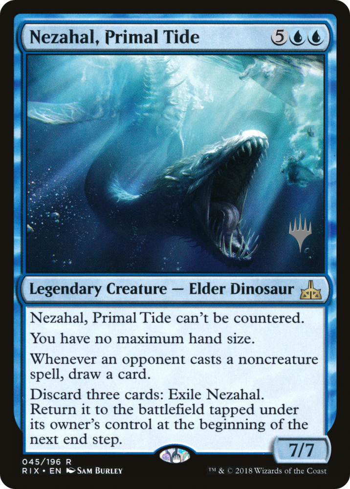 Nezahal, Primal Tide (PPM20-45P) - Rivals of Ixalan Promos