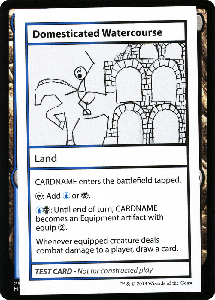Domesticated Watercourse (No PW Symbol) (CMB1-114) - Mystery Booster Playtest Cards 2021