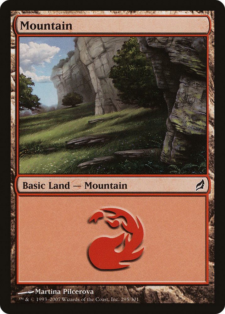 Mountain (295) (LRW-295) - Lorwyn Foil