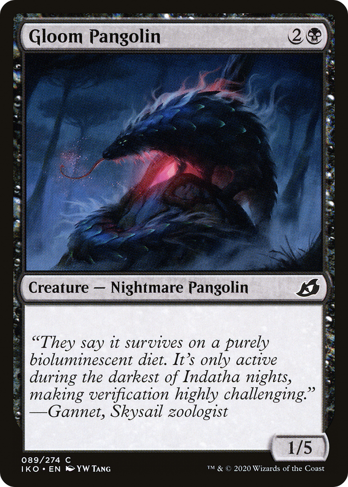 Gloom Pangolin (IKO-089) - Ikoria: Lair of Behemoths Foil