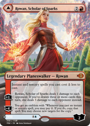Rowan, Scholar of Sparks // Will, Scholar of Frost (PRM-90308) - Magic Online Promos