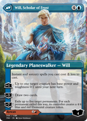 Rowan, Scholar of Sparks // Will, Scholar of Frost (PRM-90308) - Magic Online Promos