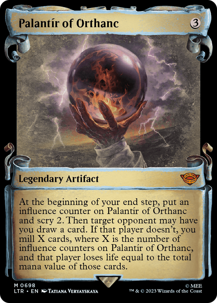 Palantir of Orthanc (Showcase Scrolls) (LTR-698) - The Lord of the Rings: Tales of Middle-earth: (Showcase)