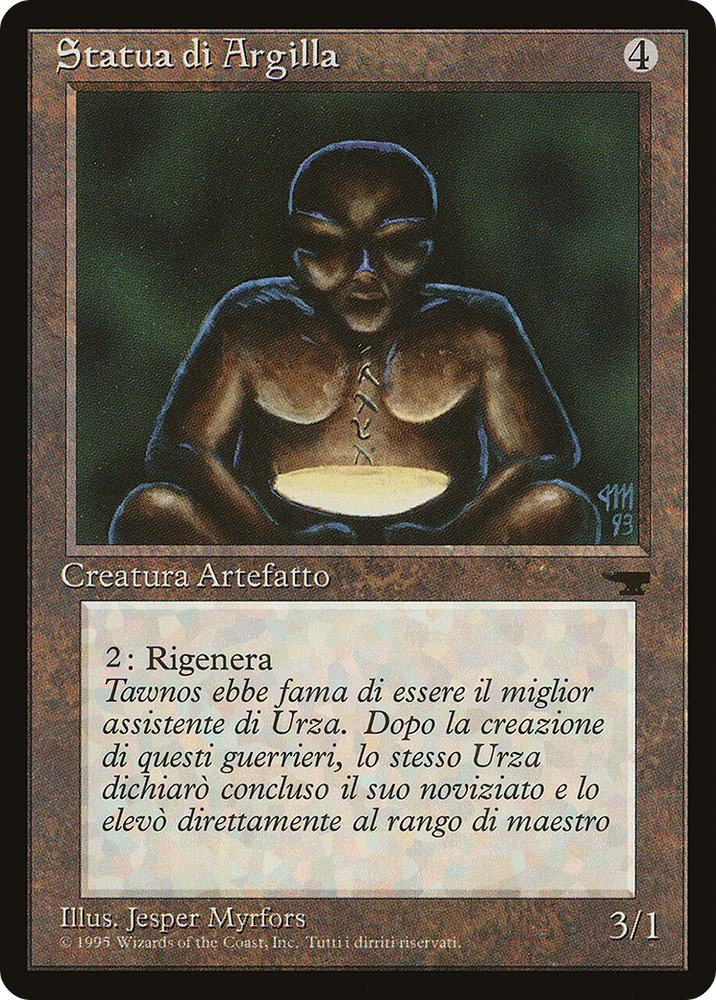 Clay Statue (Italian) - "Statua di Argilla" (REN-109) - Rinascimento
