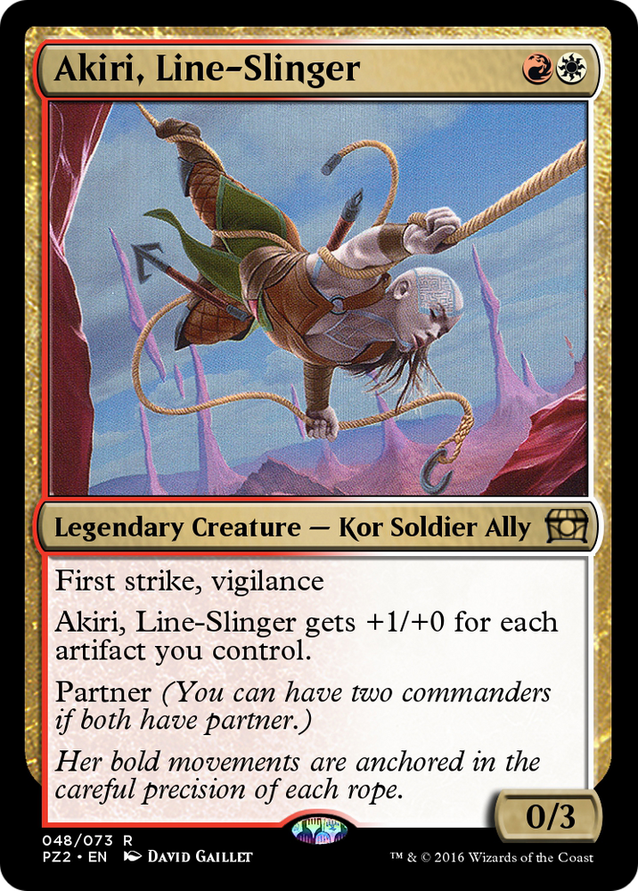 Akiri, Line-Slinger (PZ2-048) - Treasure Chest Foil