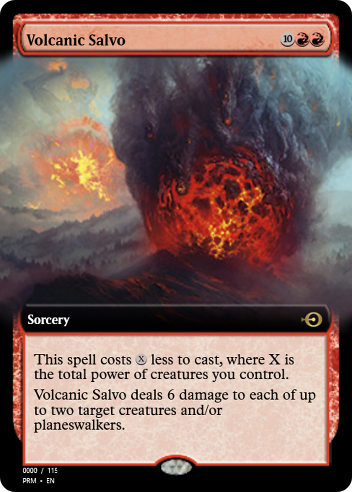 Volcanic Salvo (PRM-81972) - Magic Online Promos Foil