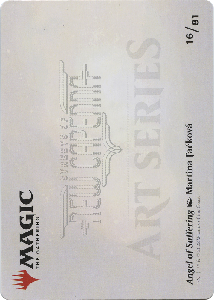 Angel of Suffering // Angel of Suffering (ASNC-016) - New Capenna Art Series (Borderless)