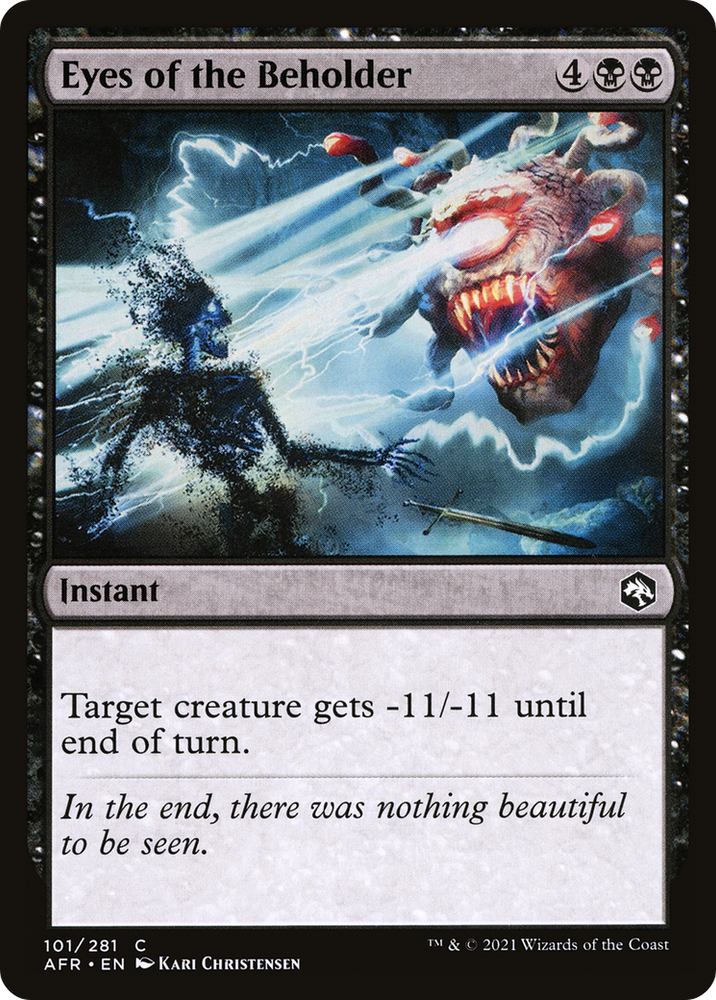 Eyes of the Beholder (AFR-101) - Adventures in the Forgotten Realms Foil
