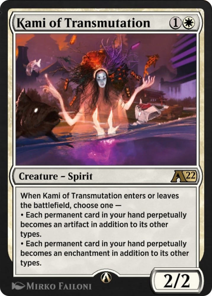 Kami of Transmutation (YNEO-003) - Alchemy: Kamigawa
