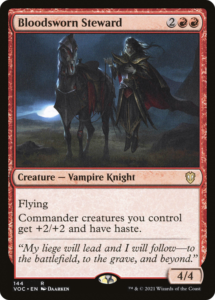 Bloodsworn Steward (VOC-144) - Crimson Vow Commander