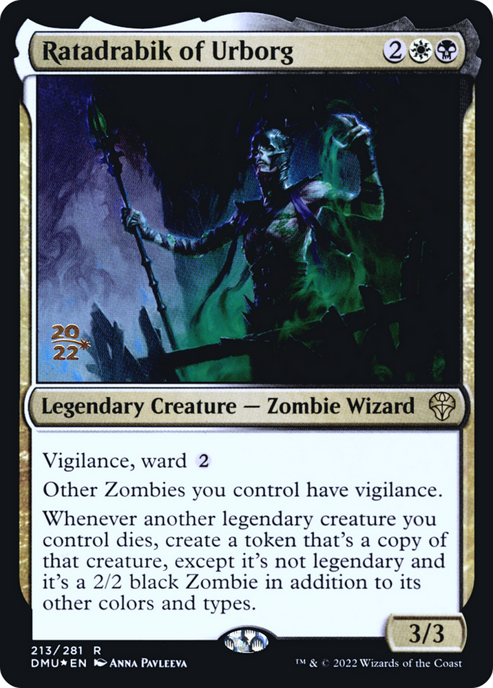 Ratadrabik of Urborg (PRE-213S) - Dominaria United Promos Foil