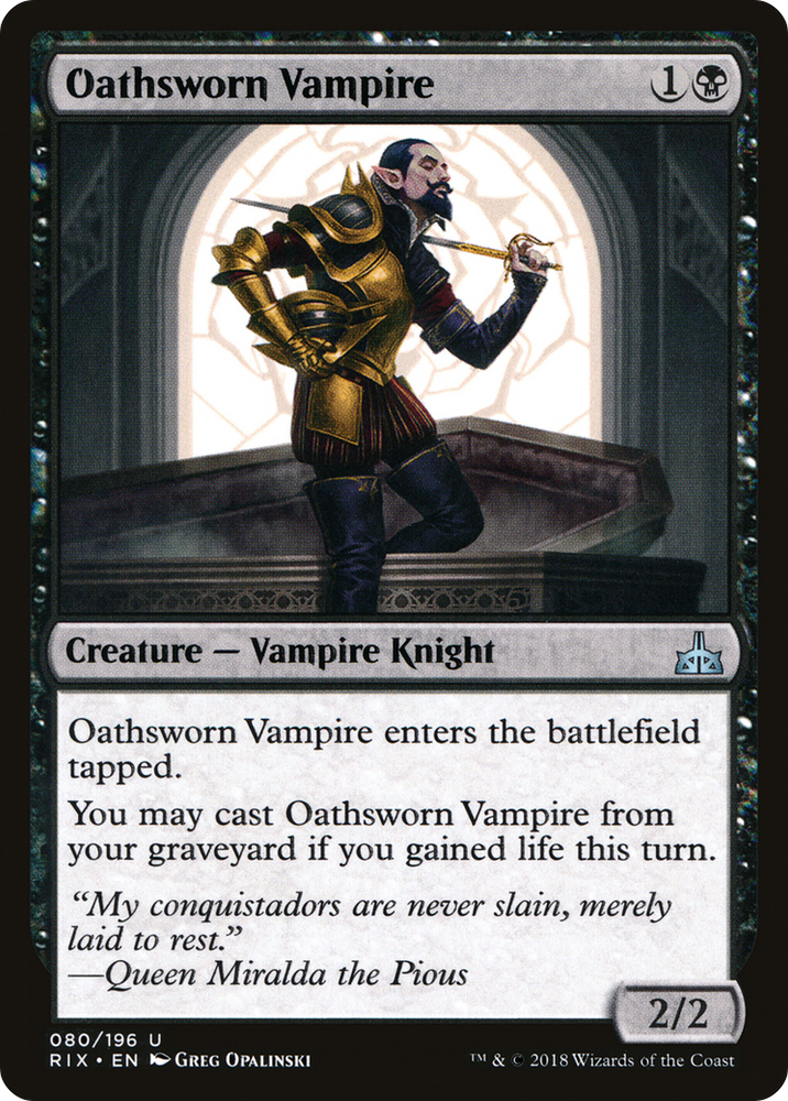 Oathsworn Vampire (RIX-080) - Rivals of Ixalan