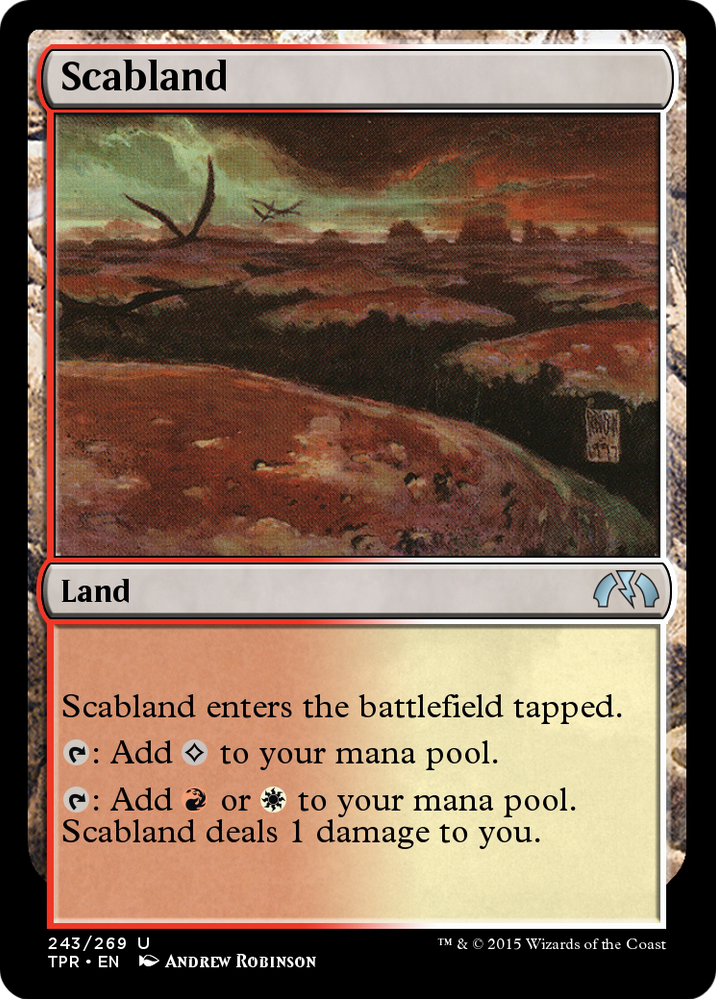 Scabland (TPR-243) - Tempest Remastered Foil