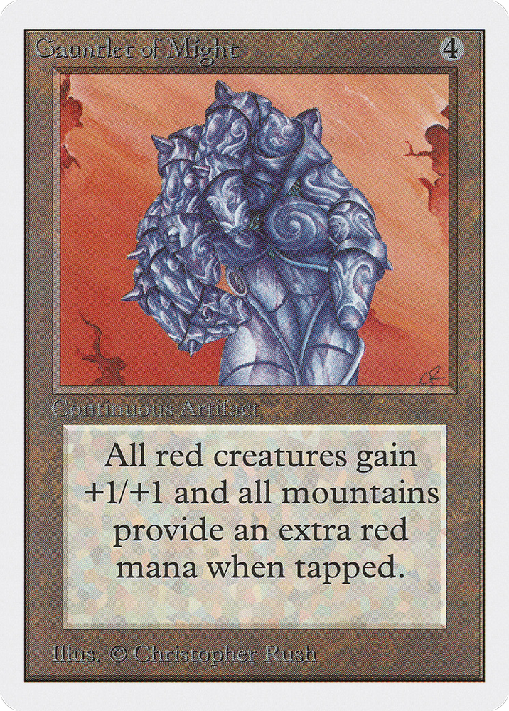 Gauntlet of Might (2ED-245) - Unlimited Edition