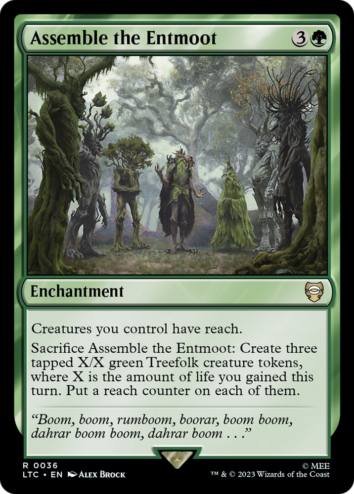 Assemble the Entmoot (LTC-036) - Tales of Middle-earth Commander