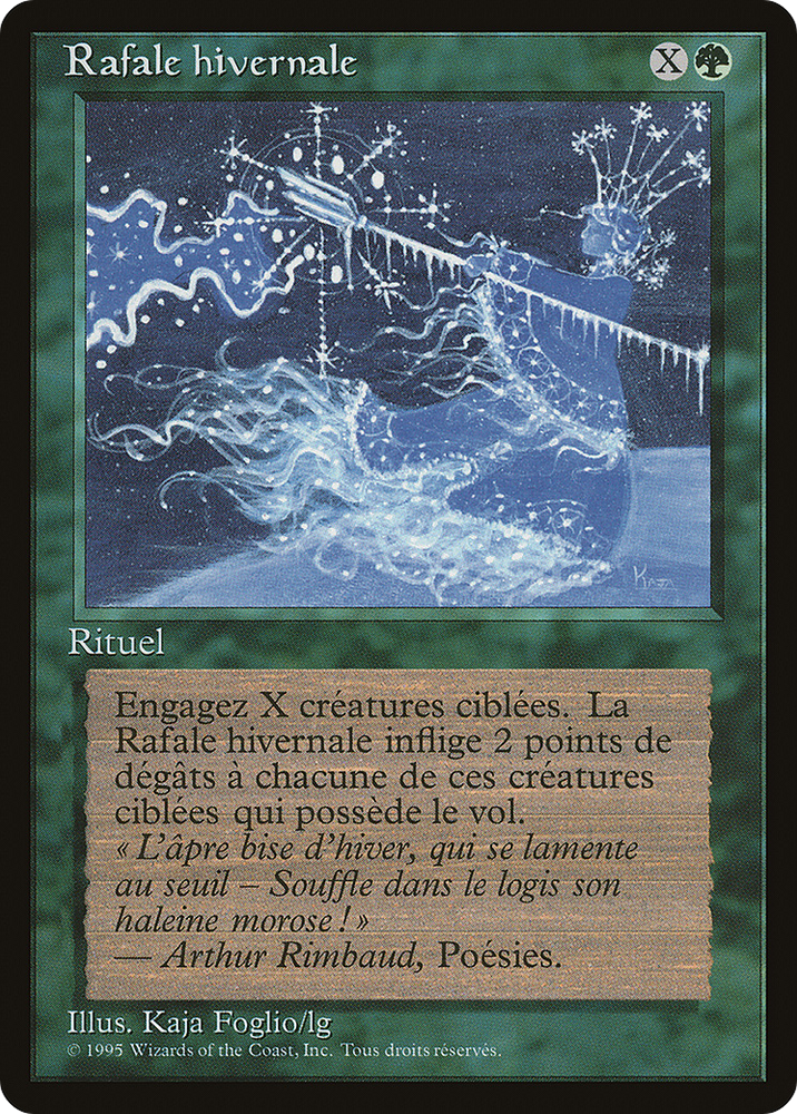 Winter Blast (French) - "Rafale hivernale" (REN-169) - Renaissance