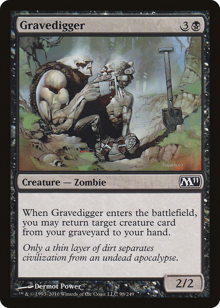 Gravedigger (M11-098) - Magic 2011 Foil
