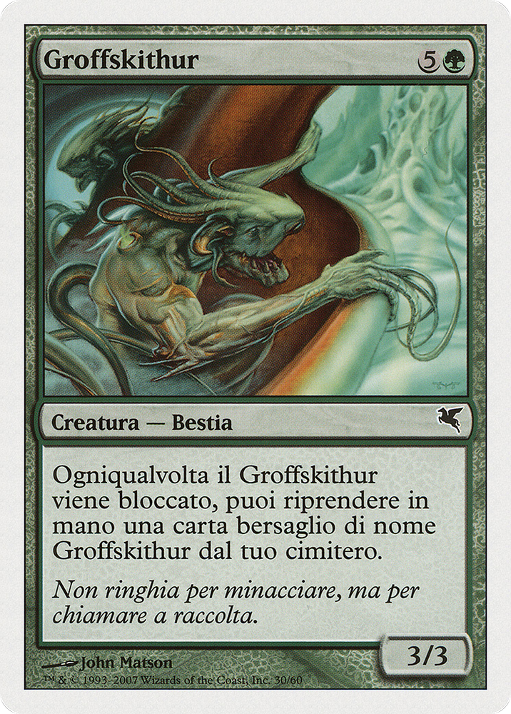 Groffskithur (Italian) - "Groffskithur" (K30) (PSAL-K30) - Salvat 2005