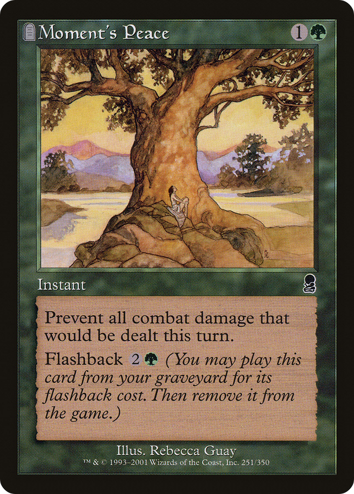 Moment's Peace (ODY-251) - Odyssey: (tombstone) Foil