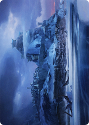 Port of Karfell // Port of Karfell (AKHM-072) - Kaldheim Art Series (Borderless) Foil