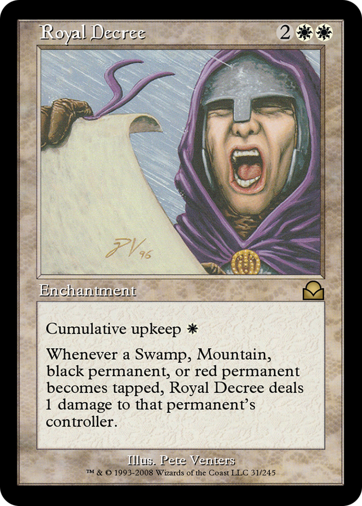Royal Decree (ME2-031) - Masters Edition II Foil