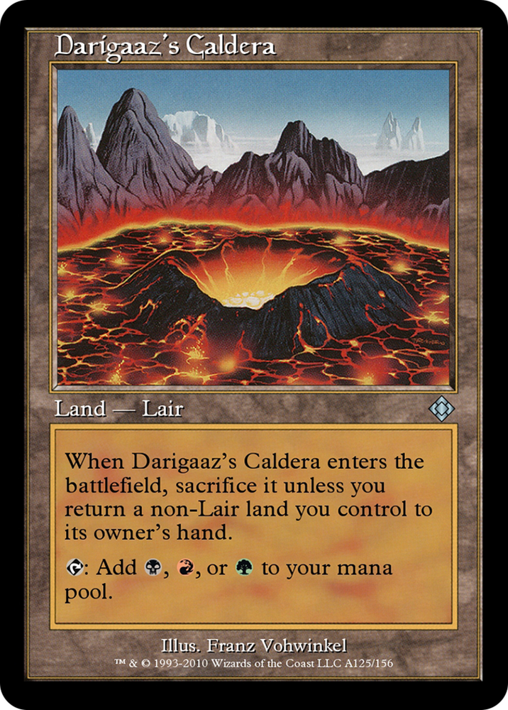 Darigaaz's Caldera (TD0-A125) - Magic Online Theme Decks