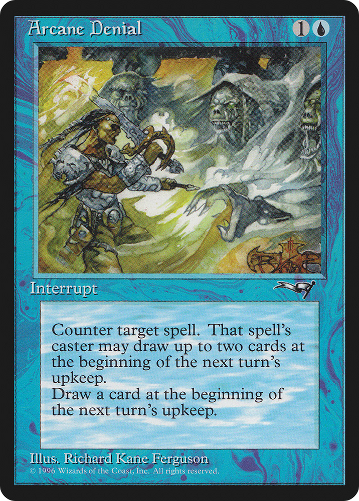 Arcane Denial (Sword) (ALL-033) - Alliances