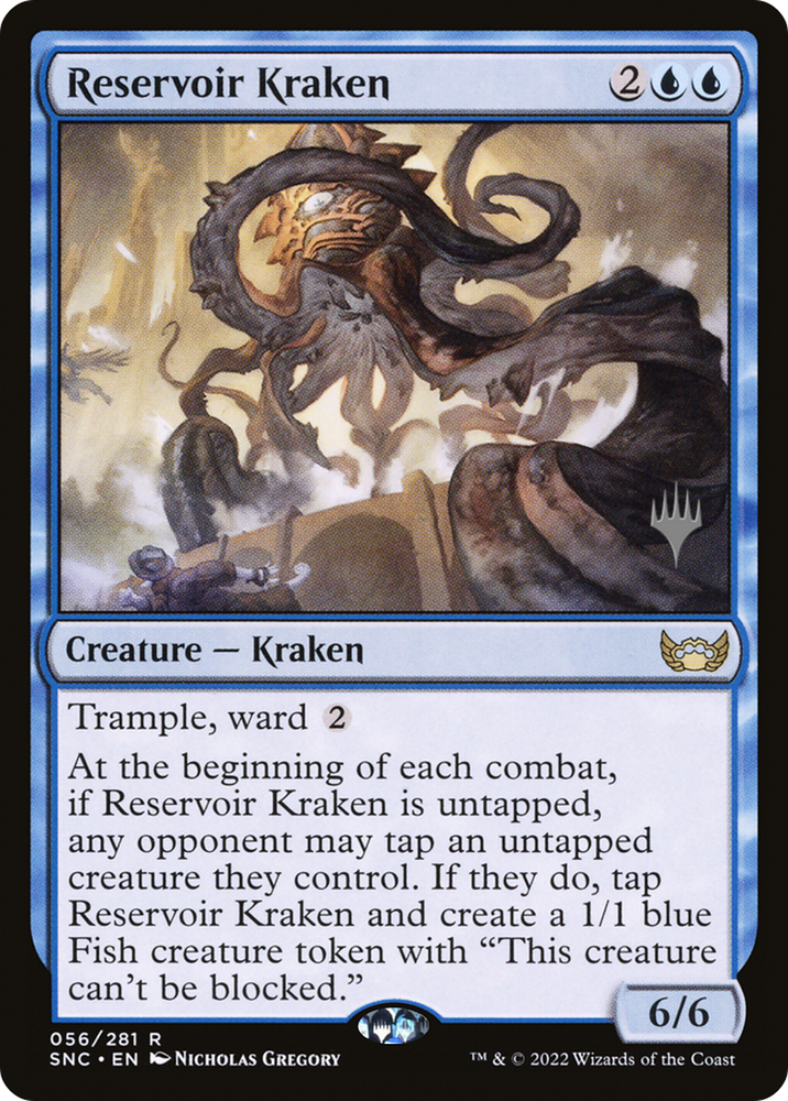 Reservoir Kraken (PPSNC-56P) - Streets of New Capenna Promos Foil