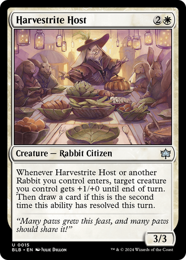 Harvestrite Host (BLB-015) - Bloomburrow Foil