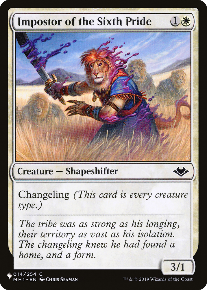 Impostor of the Sixth Pride (LIST-014) - The List