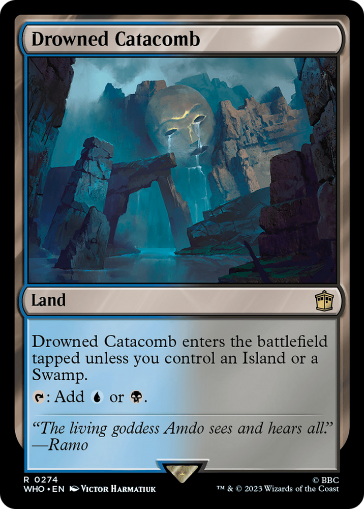 Drowned Catacomb (WHO-274) - Doctor Who Foil