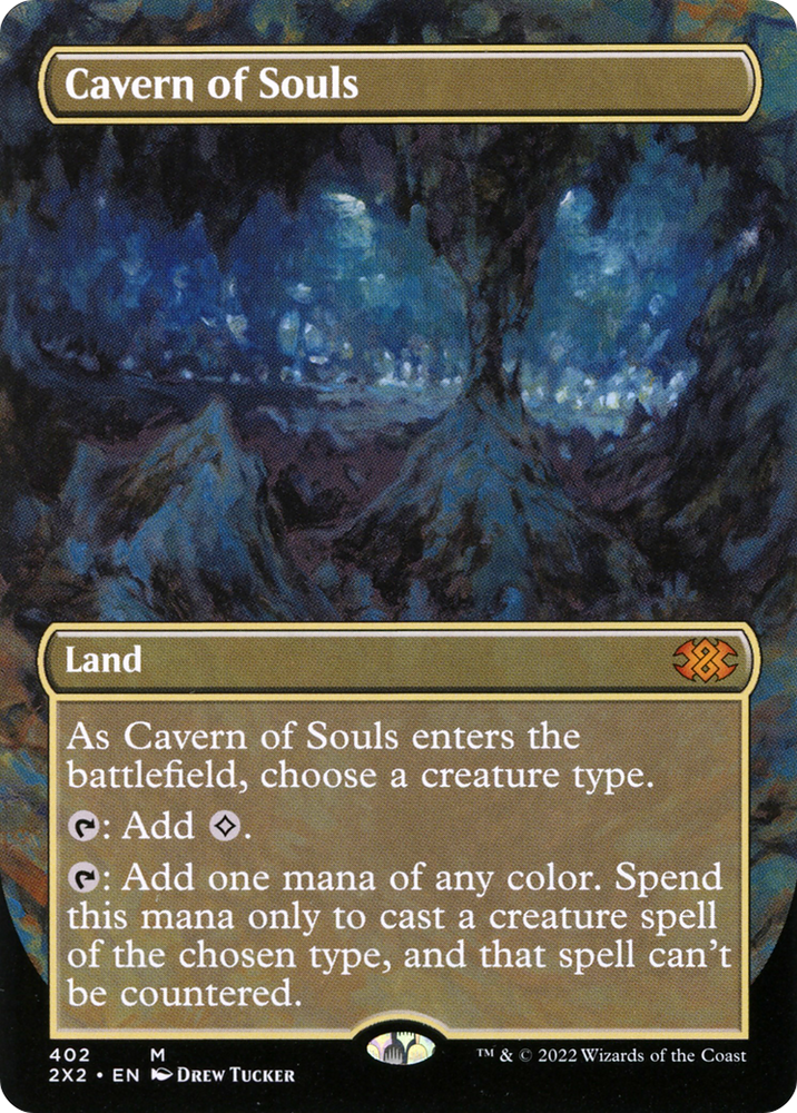 Cavern of Souls (Borderless) (2X2-402) - Double Masters 2022 (Borderless) Foil