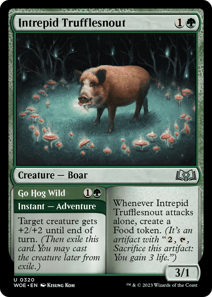 Intrepid Trufflesnout (WOE-320) - Wilds of Eldraine