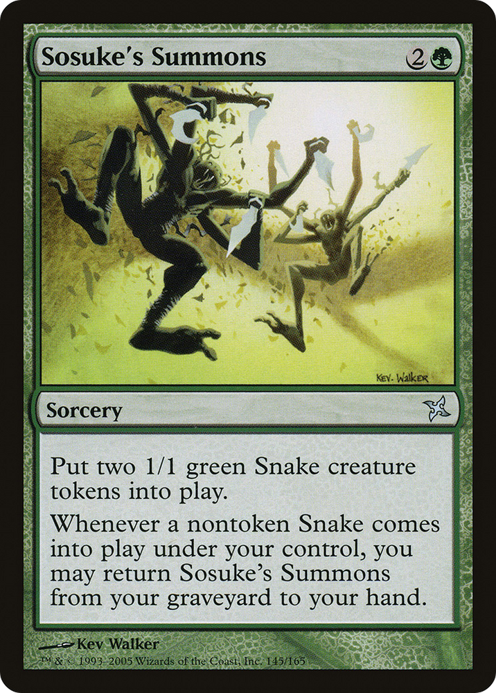 Sosuke's Summons (BOK-145) - Betrayers of Kamigawa Foil