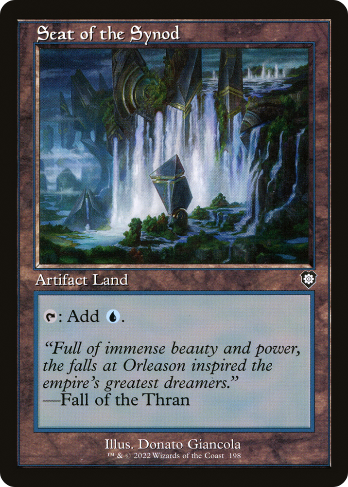 Seat of the Synod (Retro Frame) (BRC-198) - The Brothers' War Commander