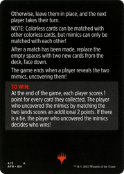 Mimic Match // Mimic Match (cont'd) (MAFR-004) - Adventures in the Forgotten Realms Minigames