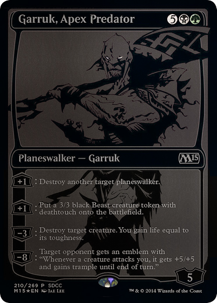 Garruk, Apex Predator (SDCC 2014 Exclusive) (MEDIA-210) - San Diego Comic-Con 2014 Foil
